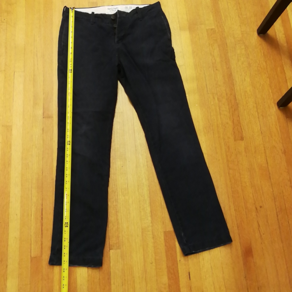 Abercrombie Navy Chinos Like New